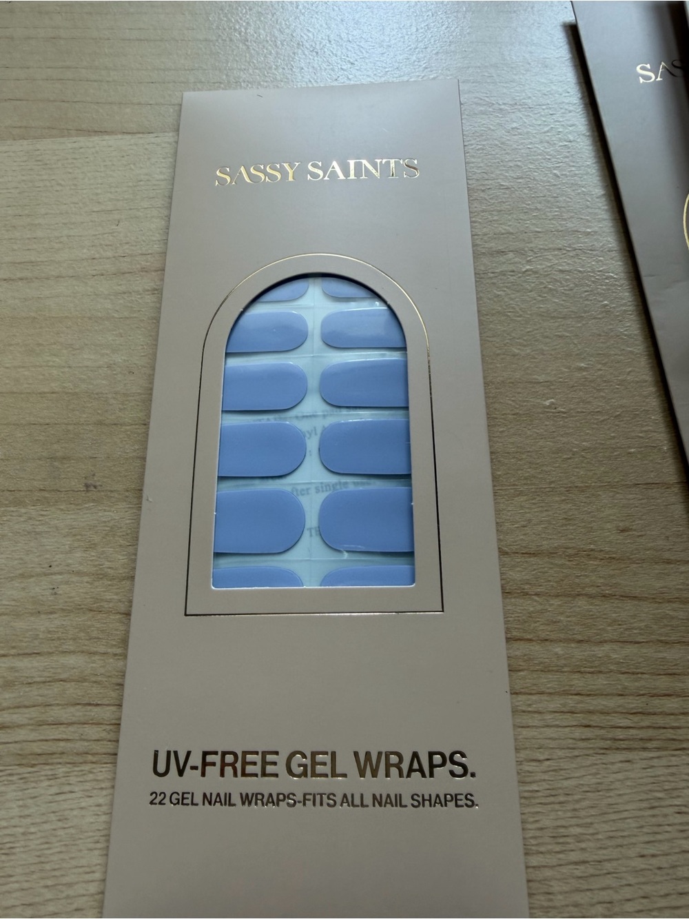 Sassy Saints Lavender Blush UV-Free Gel Nail Wraps - 22 Pack
